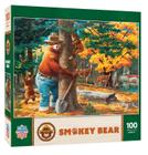 Obras-primas do quebra-cabeça Smokey Bear 100 peças para crianças