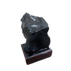 Obsidiana preciosa na base bruta exclusiva - Pedras São Gabriel