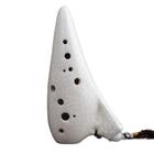 Ocarina de Cerâmica Wokex 12 Furos - Instrumento Musical 16x8cm