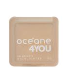 Océane 4 you shimmer highlighter champagne - iluminador em pó 6g