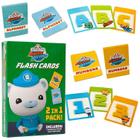 Octonauts Kids Alfabeto e Números Flash Cards Ensinar Jogo ABC