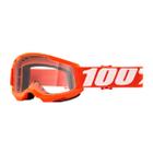 Óculos 100% Strata 2 Goggle Orange Clear Lens