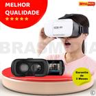 Oculos 3D com Controle Bluetooth para Filmes Jogos Game de Realidade Virtual (vr box)