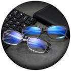 Óculos Anti Luz Azul Descanso Sem Grau Proteção Para Luz Do Computador Celular e TV Moderno Estiloso Unissex