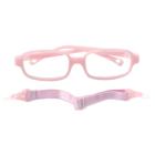 Óculos Armação Infantil Flexível Elástico Silicone 3-7 Anos