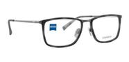 Óculos Armação Zeiss Zs-40011 F011 Marrom Masculino Titanium