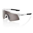 Óculos Ciclismo 100% Speedcraft XS Matte White Hiper Silver Mirror Lens