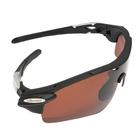 Óculos Ciclismo Elleven Runner Uv 400 2 Lentes + Clip Grau