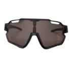 Óculos de Ciclismo Polarizado com Proteção UV400 Yopp 1066 Preto - Lente espelhada Anti Reflexo