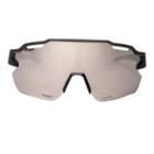Óculos de Ciclismo Polarizado com Proteção UV400 Yopp 1067 Prata - Lente espelhada Anti Reflexo