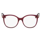 Óculos De Grau Acetato Chloé Ce2721 - Vermelho