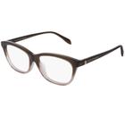 Óculos de Grau Alexander McQueen AM0165OA 003 Marrom Degrade