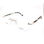 Óculos de Grau Ana Hickmann 3 Peças Prata AH10028 Tam. 54