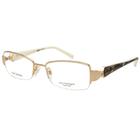 Óculos de grau Ana Hickmann Duo Fashion AH1215 04C Dourado