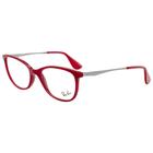 Óculos de Grau Borboleta Ray-Ban RB7106L Vermelho 5998