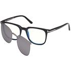 Óculos de Grau Clip On Tom Ford TF5916-B 001 Preto