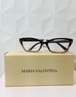 Óculos de grau Maria Valentina 3003 AV234 acetato cat eye marrom