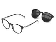 Óculos de Grau Mormaii Swap 2 Preto Fosco com Cinza Fosco