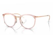 Óculos de grau Ray Ban RB7140 8335 - Transparent Pink / Demo Lens