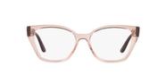 Óculos de Grau Vogue VO5416L 2939 Rosa Translúcido Claro Tam 55