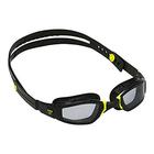 Óculos de Natação Competitiva Phelps Ninja - Fumê-Black & Yellow - Ajuste Race Fit