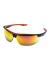 Óculos de proteção steelflex neon vermelho esp ar/ae/uv