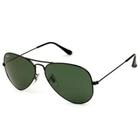 Óculos De Sol Aviator Large Rb3026l Preto Lente G15 Tamanho 62 Grande