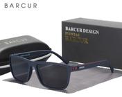 Óculos De Sol Barcur Uv400 Polarizado Original Azul Bc2139