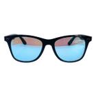 Óculos De Sol Casual Masculino Quadrado Preto Com Proteção Uv400
