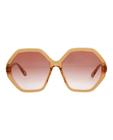 Óculos de sol Chloé CH0008SA-001 Acetato de laranja para mulheres