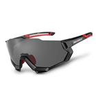 Oculos de sol ciclismo polarizado com 5 lentes 10131 - Preto Rockbros
