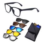 Óculos De Sol Com Armação De Grau Clip On 6 Em 1 Envio 24hrs