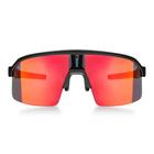Óculos de Sol Corrida Unissex UV400 Emborrachado e Ajustável Lente Vermelho Átrio BI238