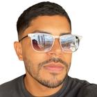 Óculos de Sol Cristal Degradê Quadrado Premium uv400 Feminino Masculino Unissex - Cacife Brand