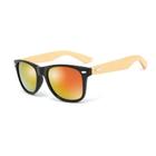 Óculos De Sol De Madeira Proteção Uv400 Com Case E Flanela
