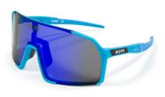 Óculos de Sol Esportivo HUPI Andez Bike Proteção UV Azul Lente Azul Espelhado Unissex