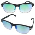 Óculos De Sol Feminino E Masculino De Armação Oval De Metal Com Proteção UV400 - MD-13