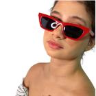 Oculos De Sol Feminino Juvenil UV400 Acetato Leve Pequeno