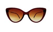 Oculos de Sol Feminino Marrom Proteção UV400