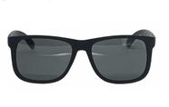 Óculos de Sol Feminino Masculino Redondo Retro Vintage Preto Quadrado Classico Justin UV 400