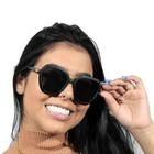 Óculos de Sol Feminino Quadrado Delicado Com Proteção Uv400 Varias Cores Acompanha Case