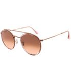 Óculos de Sol Feminino Ray-Ban Round Double Bridge RB3647NL 9069A5 51