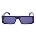 Oculos de Sol Feminino Retro Retangular Mackage - Preto Brilho