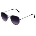 Oculos de Sol Hexagonal Masculino Feminino Clássico Moda Retro Proteção UVA