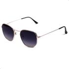 Oculos de Sol Hexagonal Masculino Feminino Clássico Moda Retro Proteção UVA