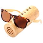 Óculos de Sol Masculino BARCUR Polarizado Hastes Estilo Madeira Bambu Proteção uv400