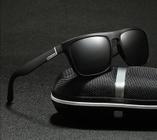 Óculos De Sol Masculino Polarizado Square Proteção 400 Uv