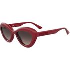 Óculos de Sol Moschino 163 S C9A 55HA Vermelho Feminino