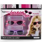 Óculos de Sol My Style Rosa/Roxo com Acessórios Multikids - BR135