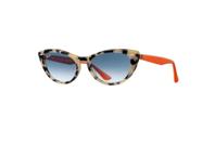 Óculos De Sol Nina Rb4314n 1269/3f Havana Azul E Laranja